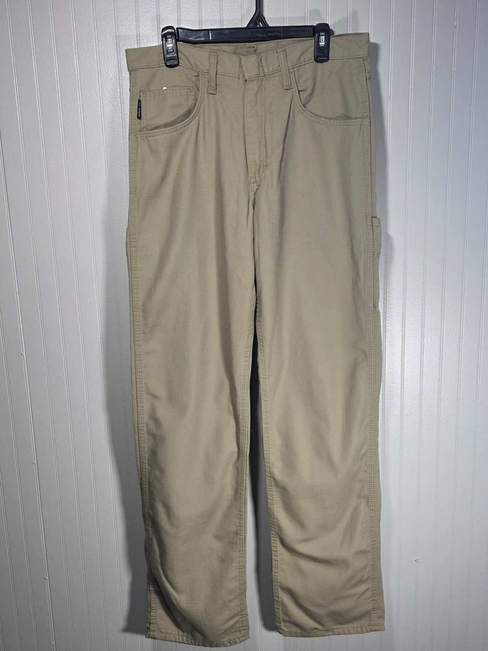 NEW Bulwark Flame Resistant Pants CAT2 PLJ6KzH4 Waist 33" Length 32" Kaki.